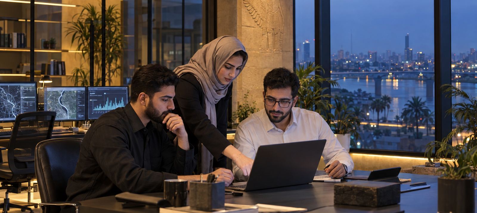 حلول الذكاء الاصطناعي في العراق